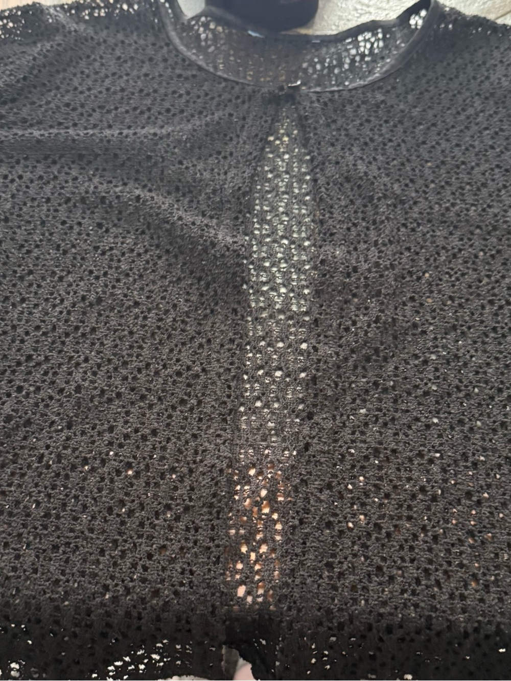 Penningtons Black Open-Knit Cardigan
